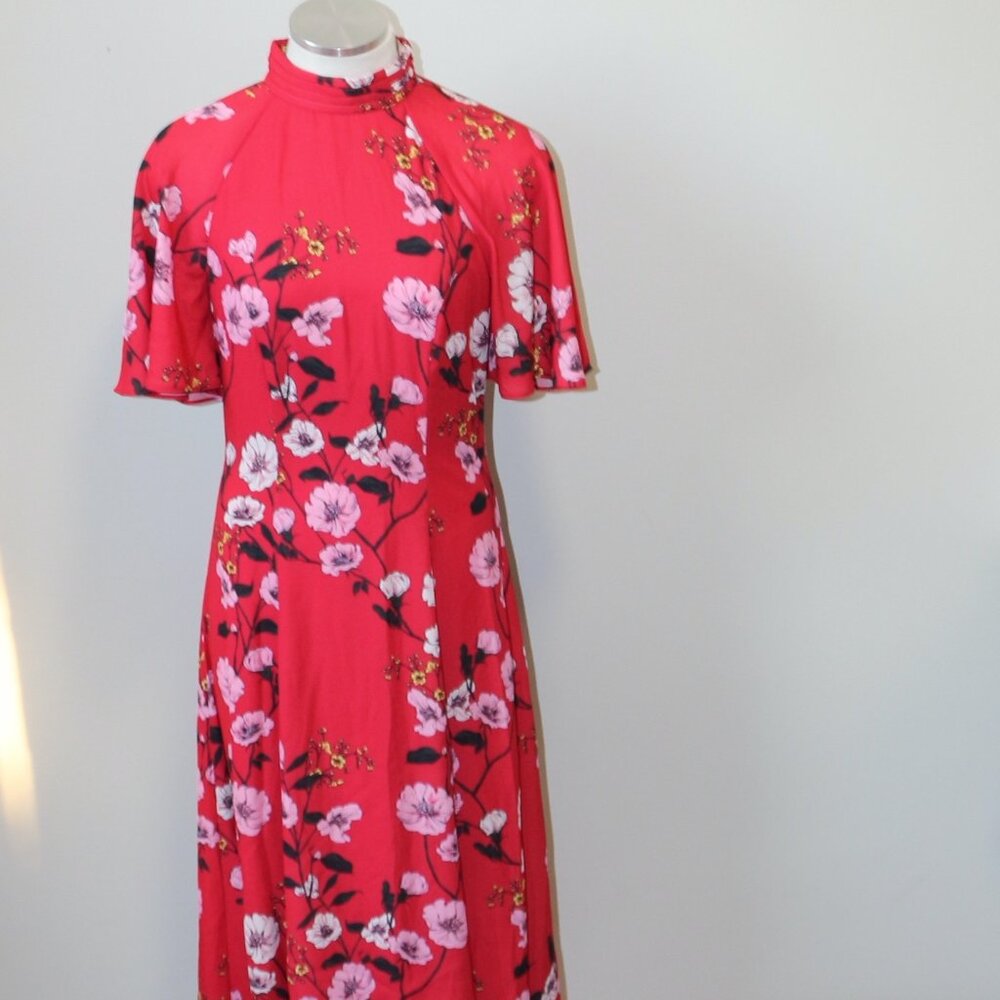 Keepsake the Label | Keepsake Red Floral Midi Dress